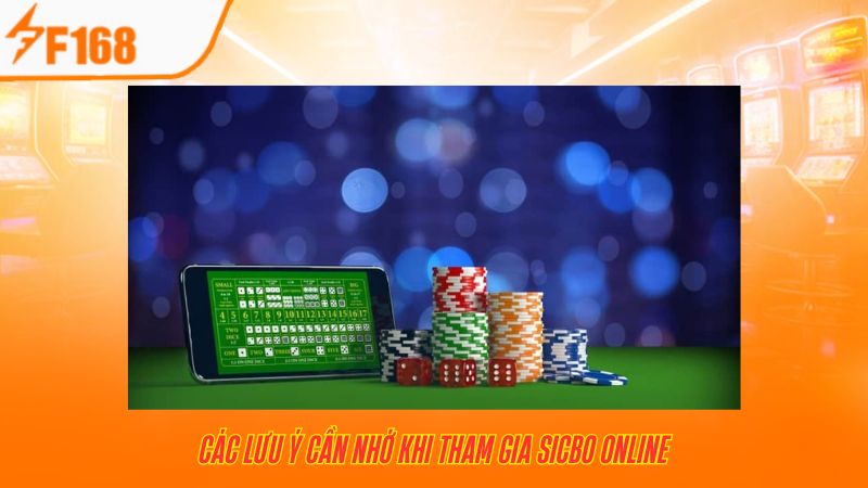 Cách Đặt Cược Sicbo Online Dựa Trên Phương Pháp Của F168 7 Các lưu ý cần nhớ khi tham gia Sicbo Online